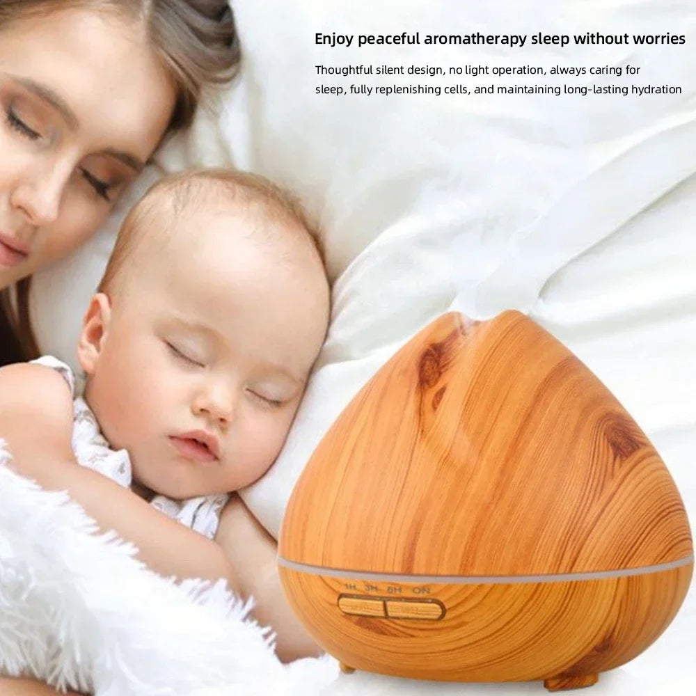 Aroma Diffuser Ultrasonic Essential Oil Humidifier With LED Night Light