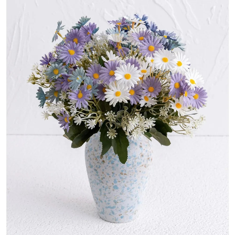 Artificial Flowers In Vase Daisy Bouquets For Wedding Decor