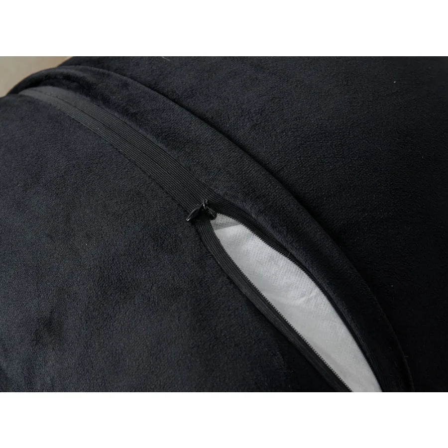 Luxurious Chinchilla Faux Fur Decorative Pillow Gilded