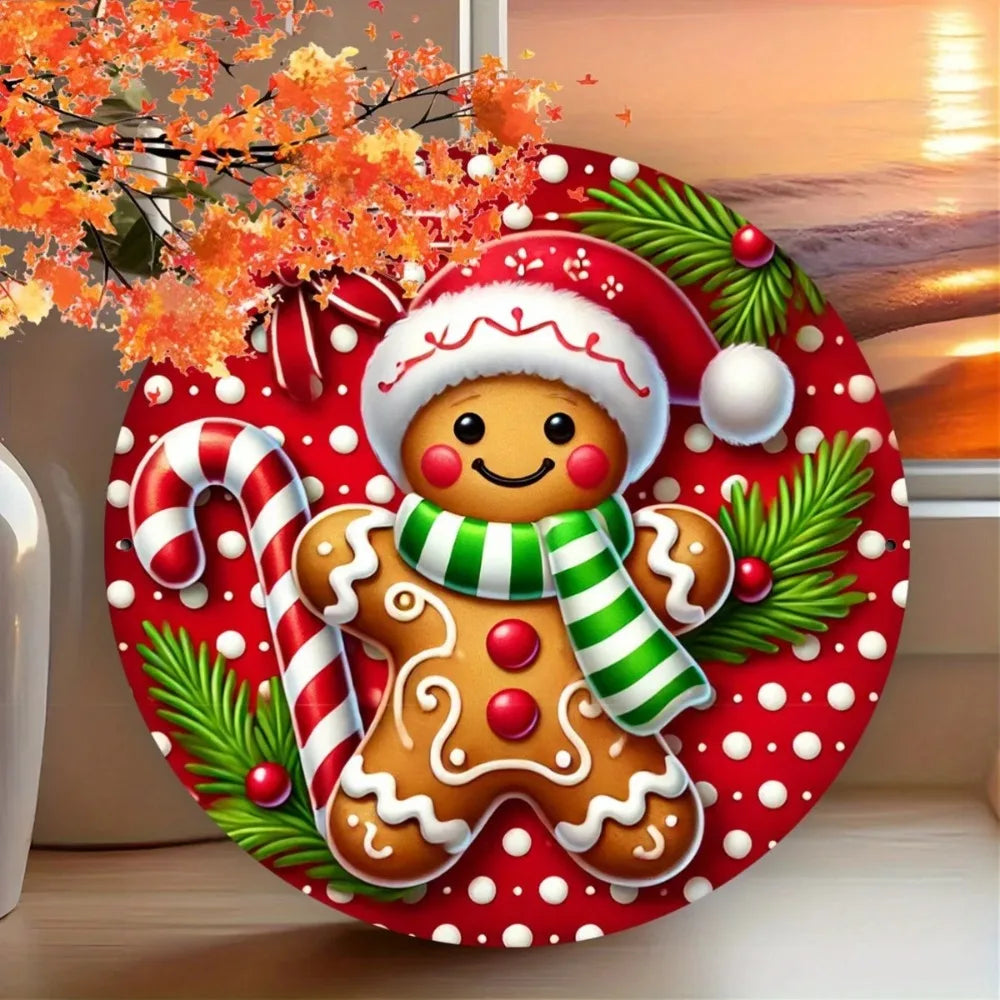 Gingerbread Plaque Decor For Homes And Candy Lovers Gifts