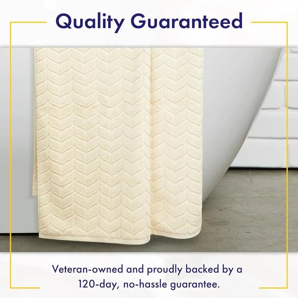 Soft Bamboo Bath Towels 700 GSM Zero Twist Absorbent