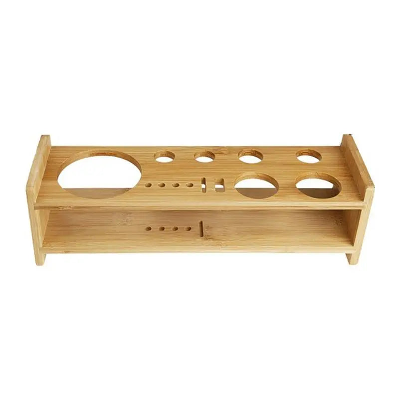 Wooden Bartender Tool Stand for Cocktail Shaker Organizer