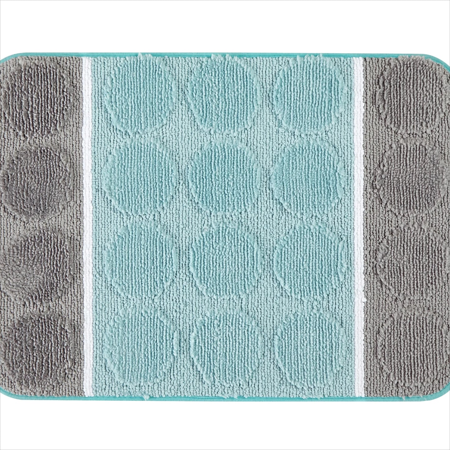 Track Print Shower Curtain Set For Stylish Bathroom Decor