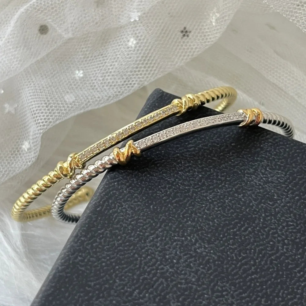 Elegant Moissanite Silver Cuff Bracelet For Women Everyday Gift