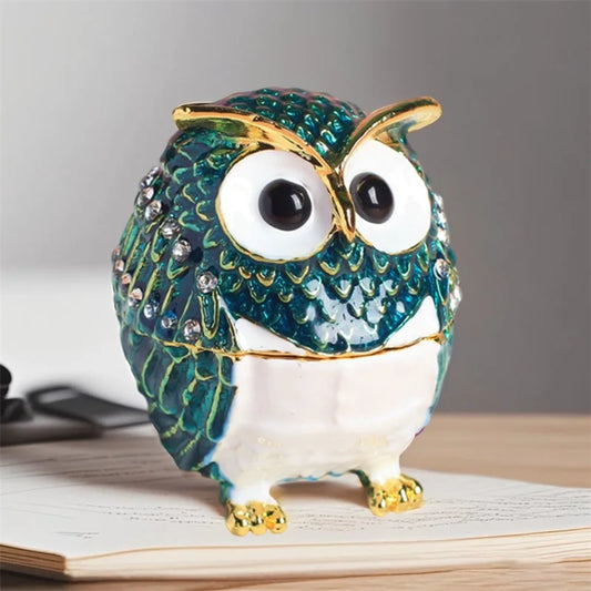 Handcrafted Elephant Trinket Box Figurine For Home Decor