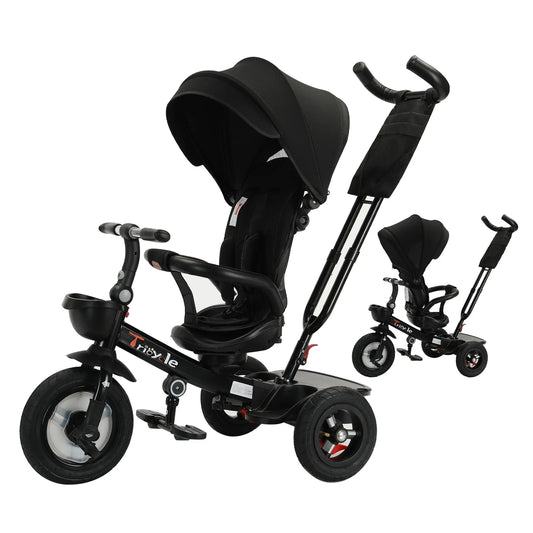 UBRAVOO Baby Stroller Tricycle Bike 360 Degree Rotation Sitting and Lying Celerity Disassembly and Assembly 18 to 60 Months HLF6018