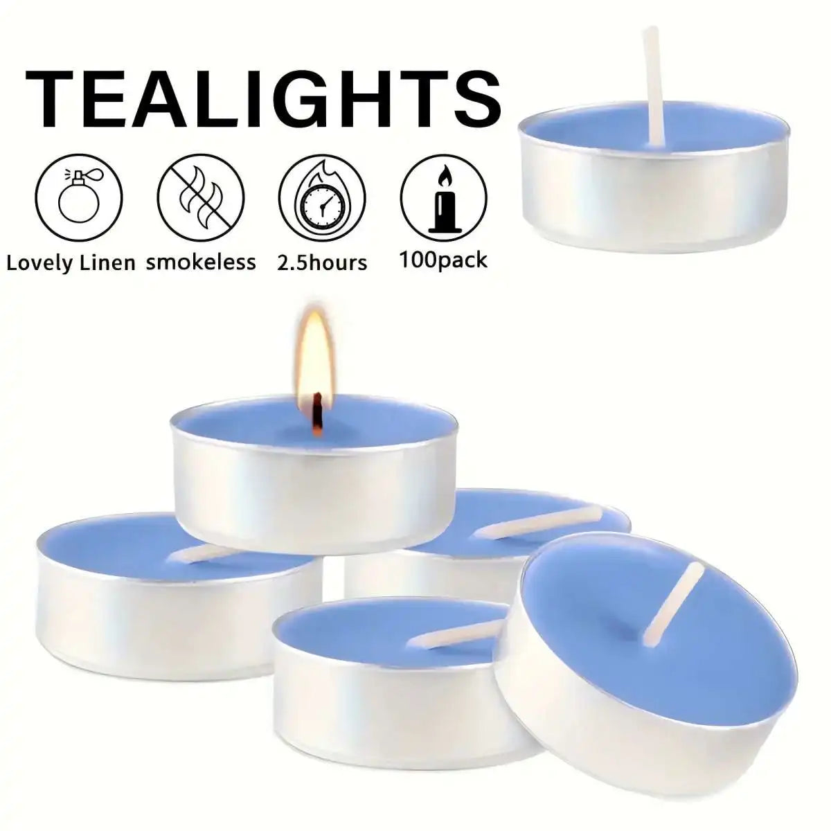 Air Fusion Tea Lights Aromatherapy Candles 2.5 Hour Burn Time