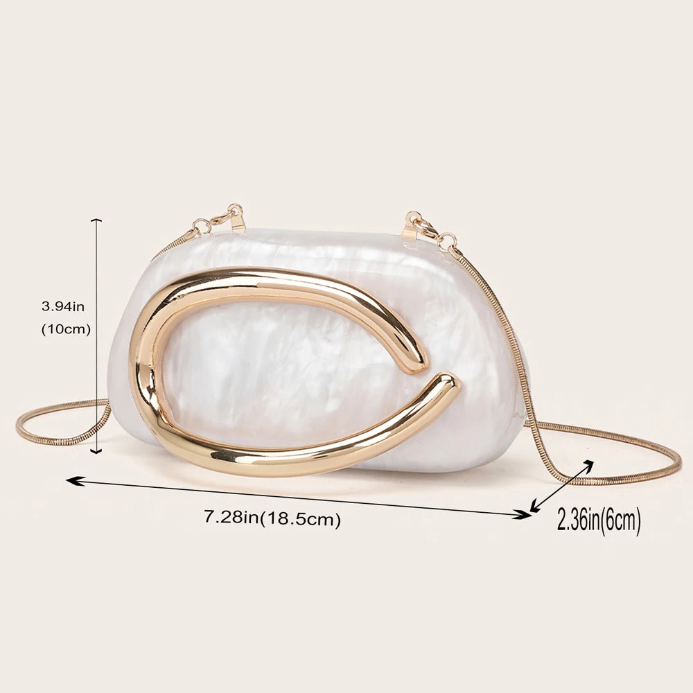Elegant Women's Evening Clutch Bag For Weddings And Parties