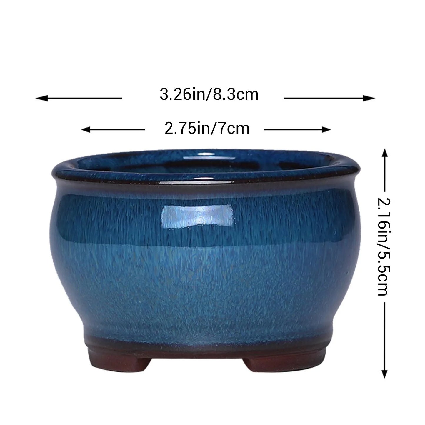 Ceramic Garden Planter Pots With Drainage Holes For Indoor Plants