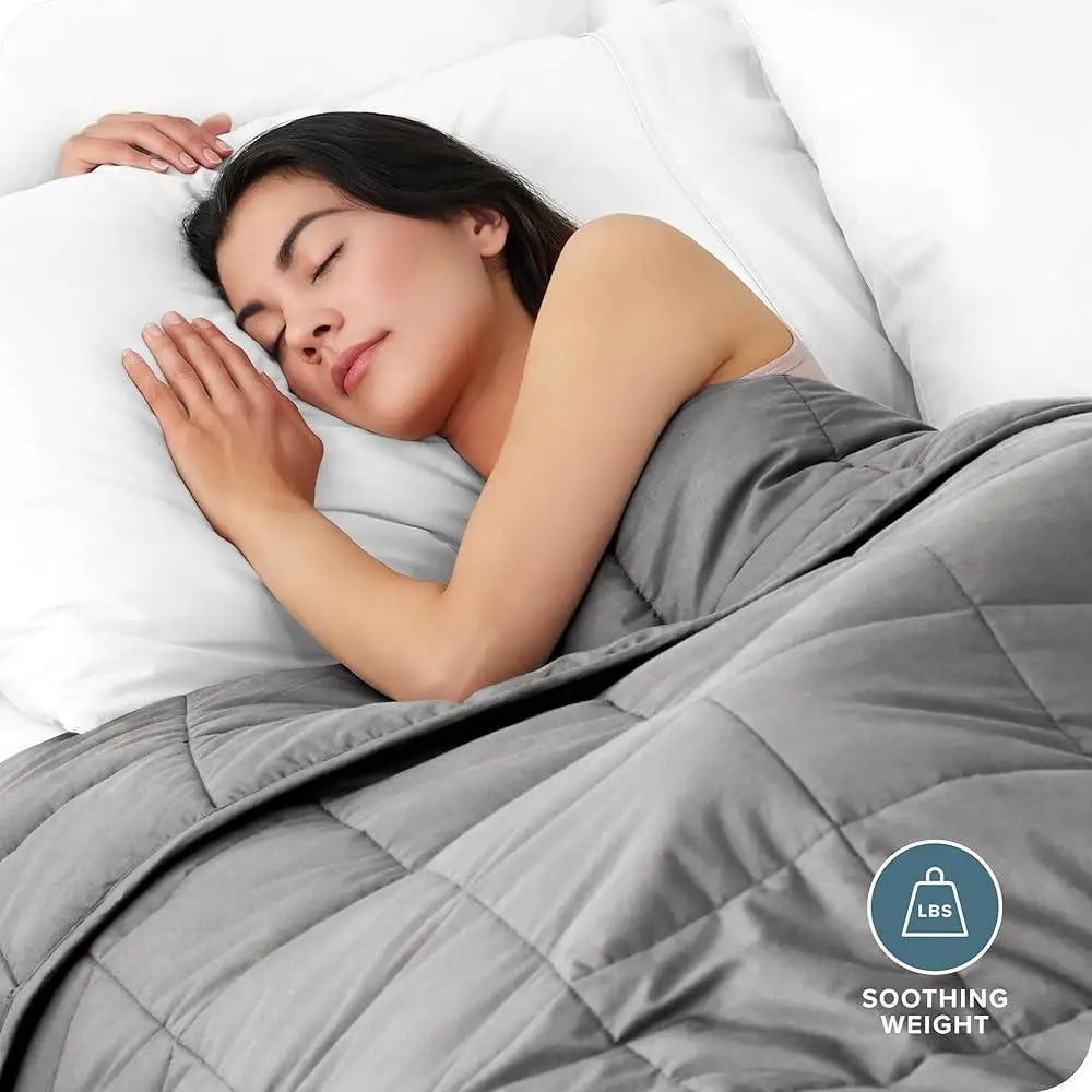 All-Natural Weighted Blanket for Soothing Sleep and Comfort