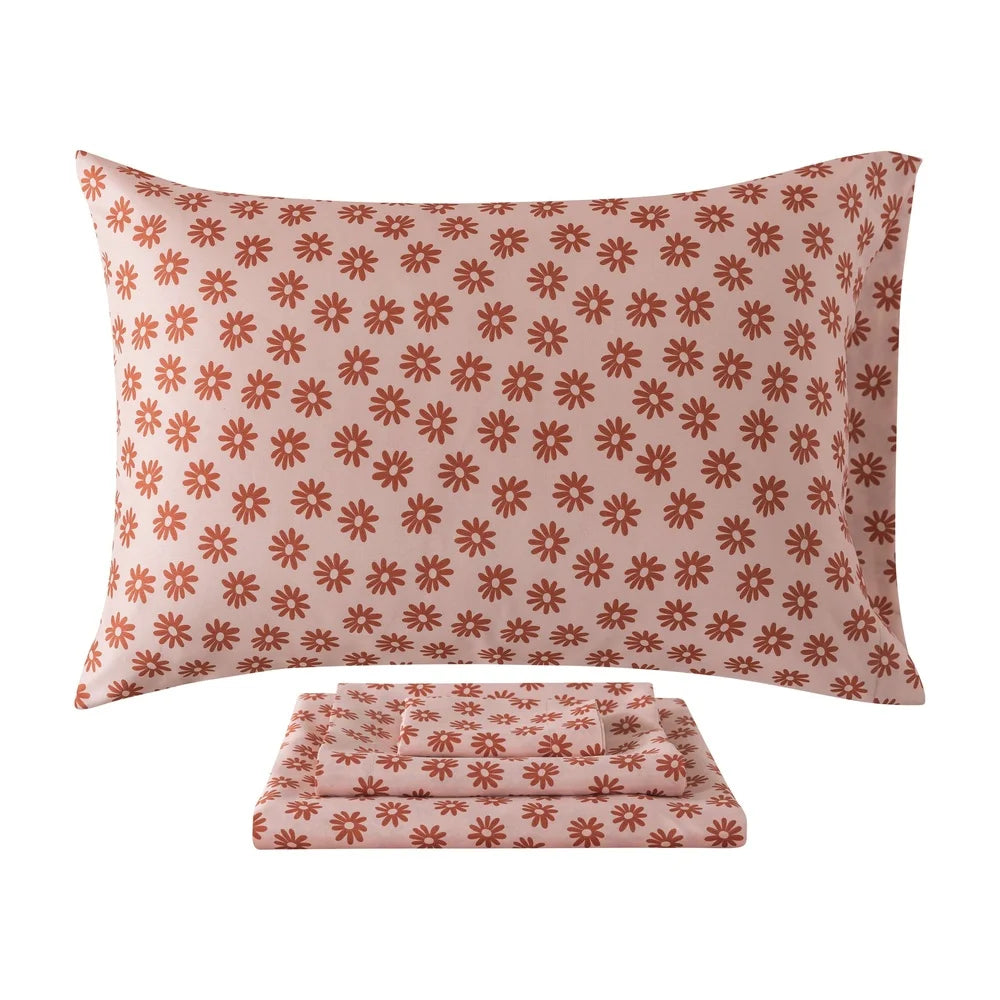 7-Piece Reversible Bed In A Bag Comforter Set With Sheets