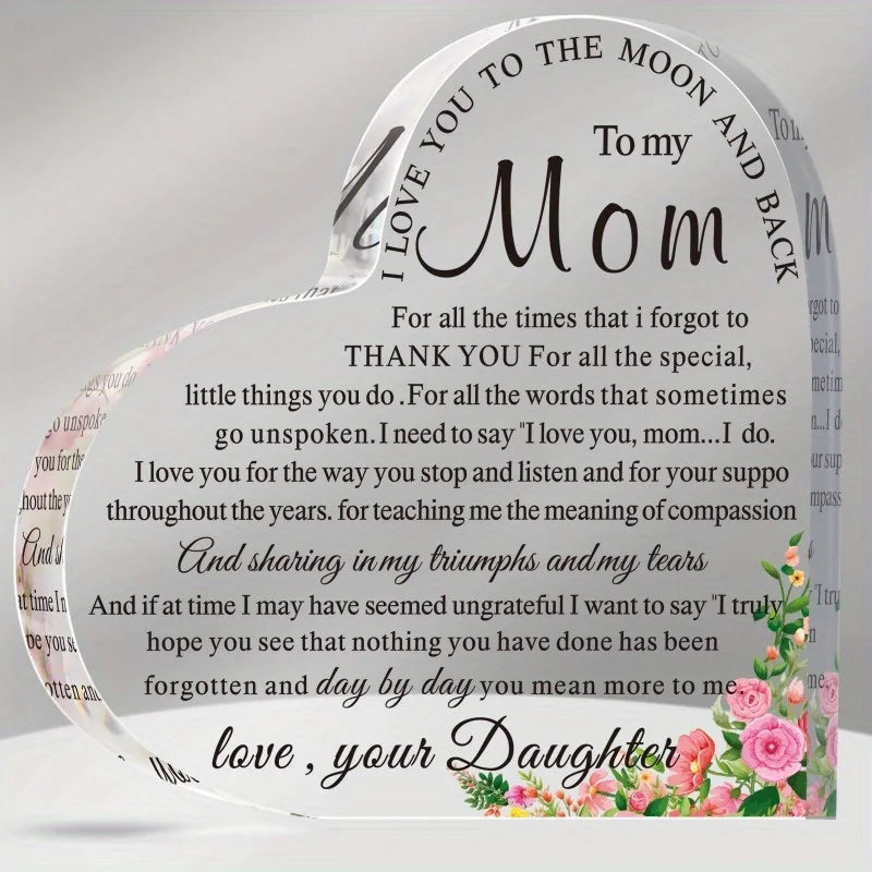Mom Heart Keepsake Gift From Children For Birthday Mothers Day