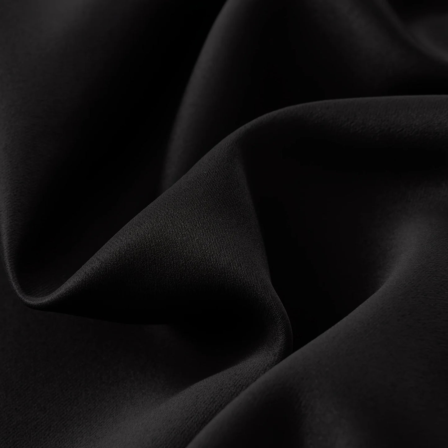 Four Piece Perforated Blackout Curtain Set With Sound Insulation