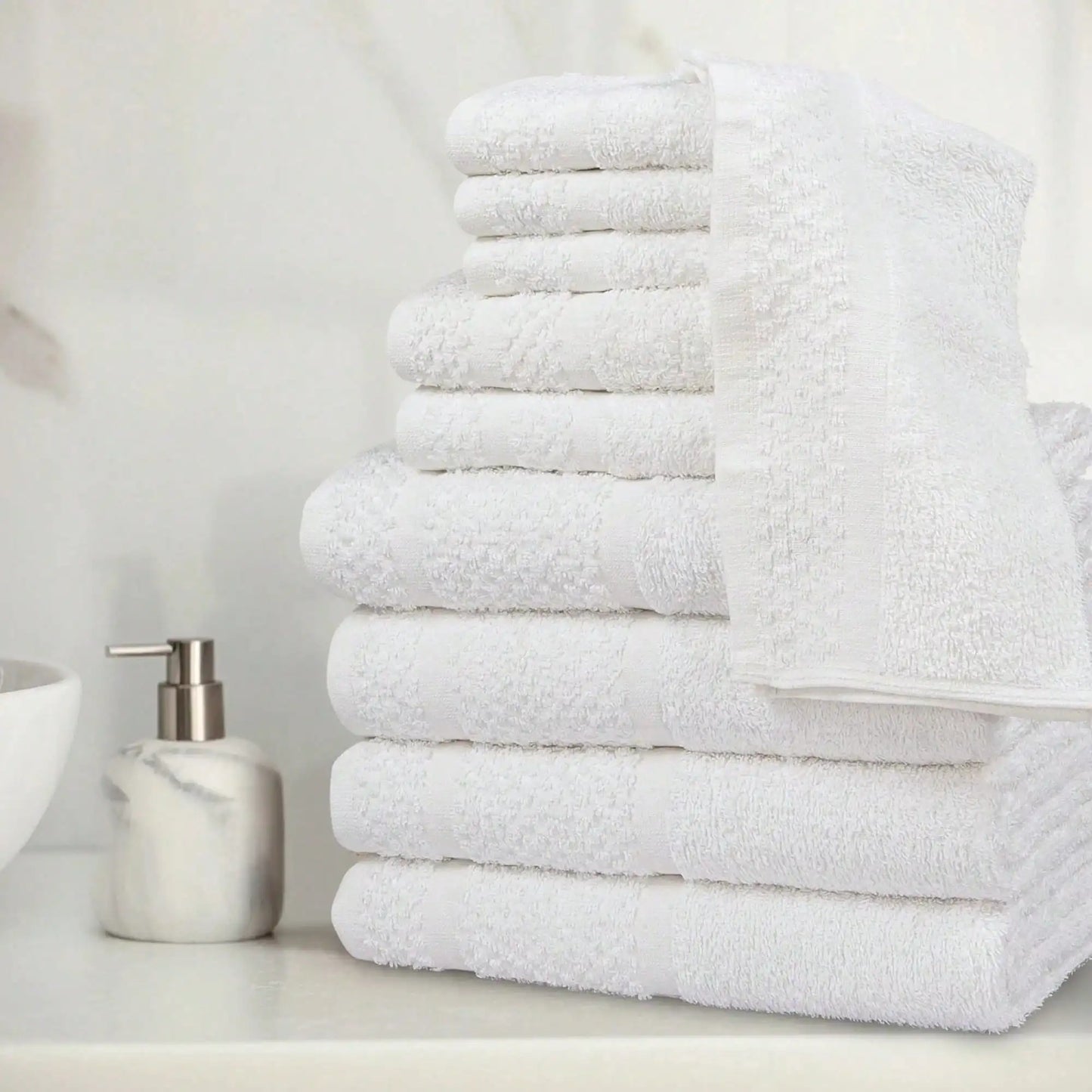 Cotton Bath Towel Set Highly Absorbent And Quick Dry Everyday
