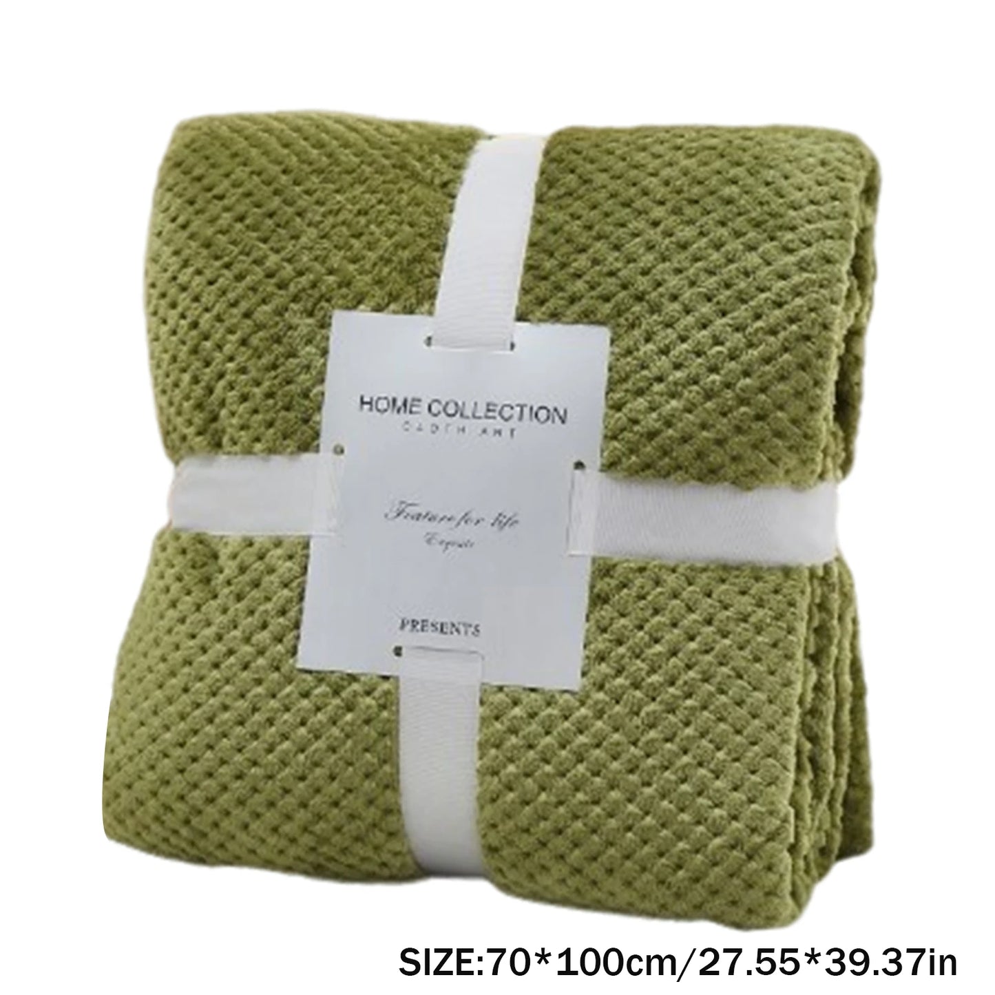 Ultra Soft Plush Fleece Blanket Hotel Throw Skin Friendly Comfort