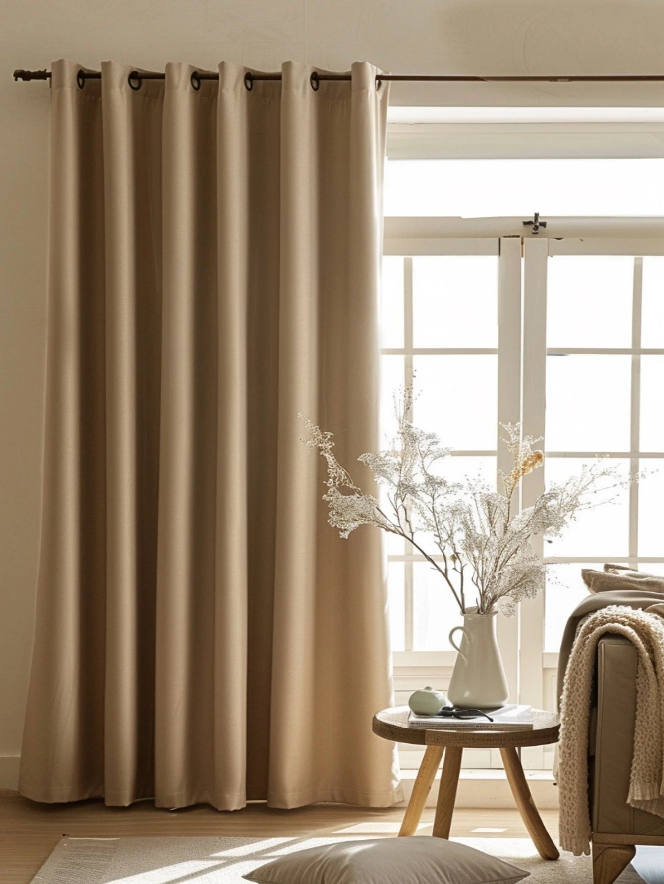 Korean Style Blackout Curtain Premium Thermal Insulated Polyester