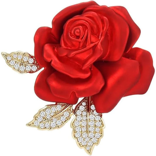 Floral Pearl Brooch Pins For Women Elegant Flower Jewelry