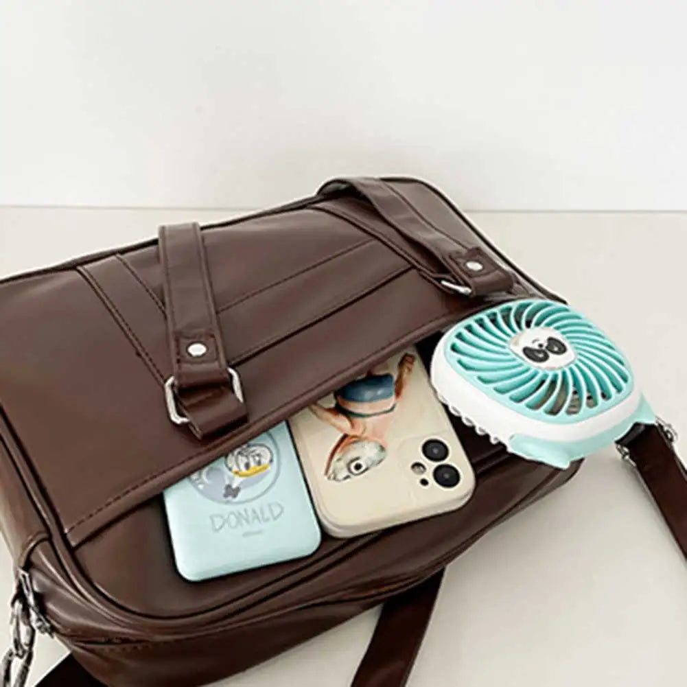 Japanese School PU Leather Ita Bag Crossbody With Adjustable Strap Messenger Bag