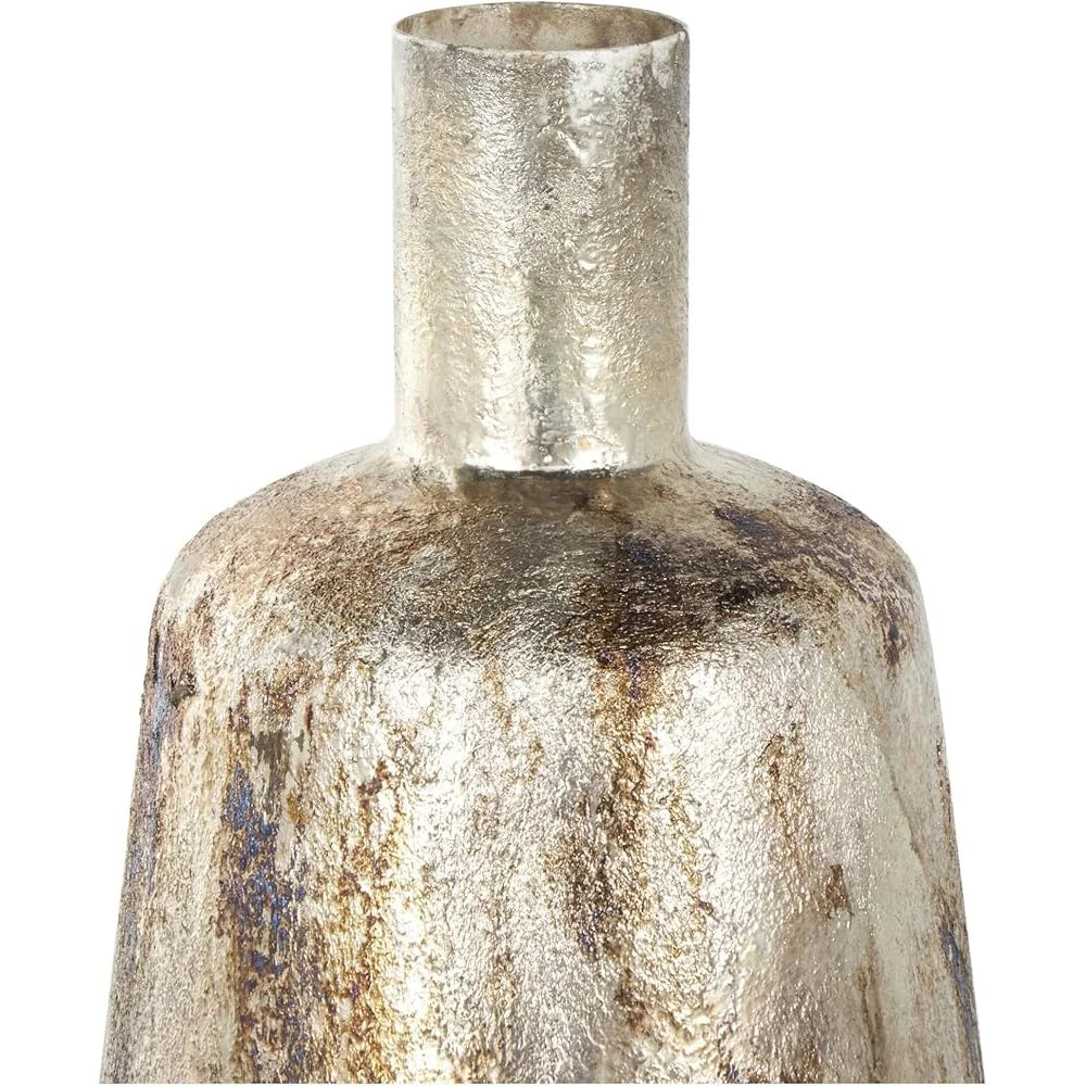 Farmhouse Rustic Metal Decorative Vase Centerpiece Home Decor