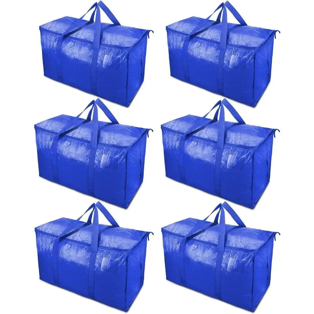 Heavy Duty Moving Bags Set With Zipper And Carry Handles