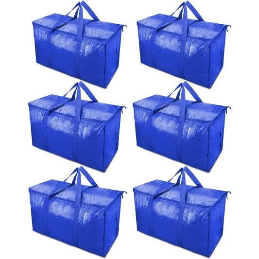 Heavy Duty Moving Bags Set With Zipper And Carry Handles