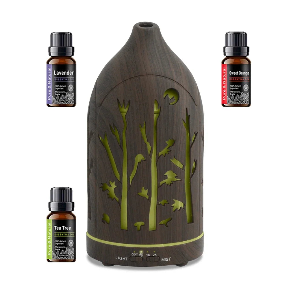 Ultrasonic Essential Oil Diffuser With Auto Shutoff