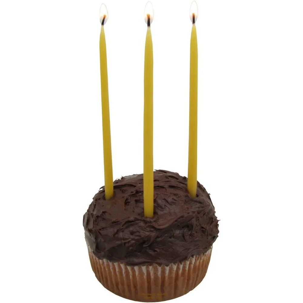 Beeswax Birthday Candles Pack of 24