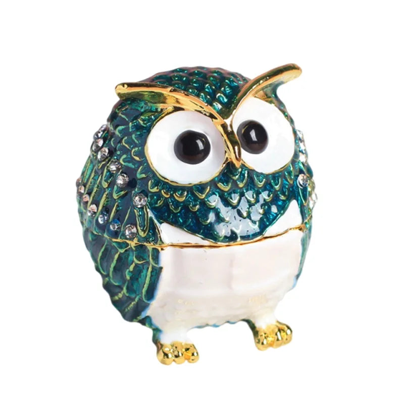 Handcrafted Elephant Trinket Box Figurine For Home Decor