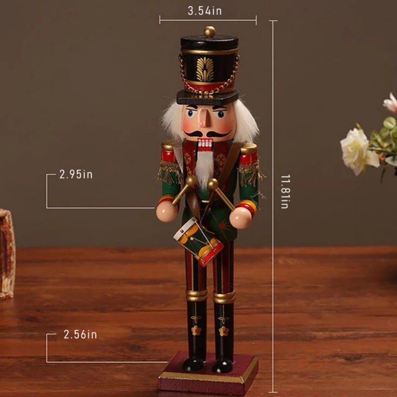 Nutcracker Puppet Soldier Wooden Display Christmas Decor