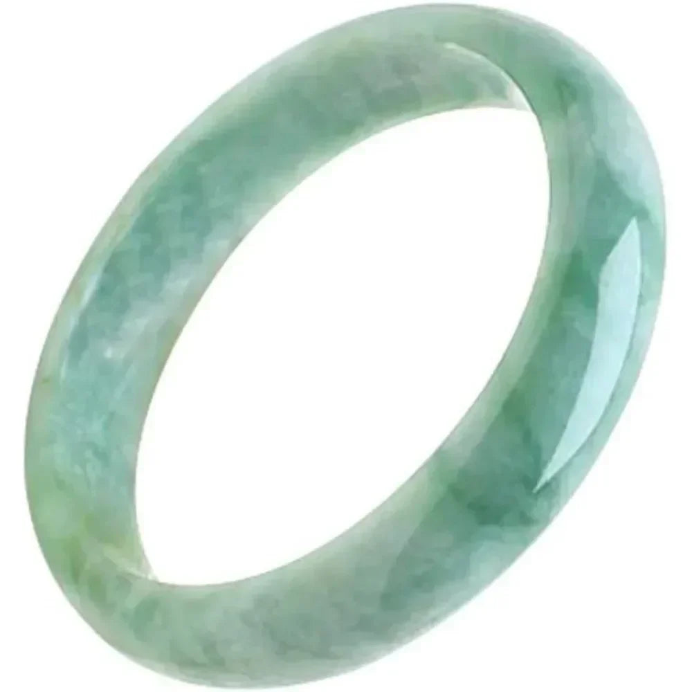 Natural Jade Bangle Bracelet for Women in Classic Style