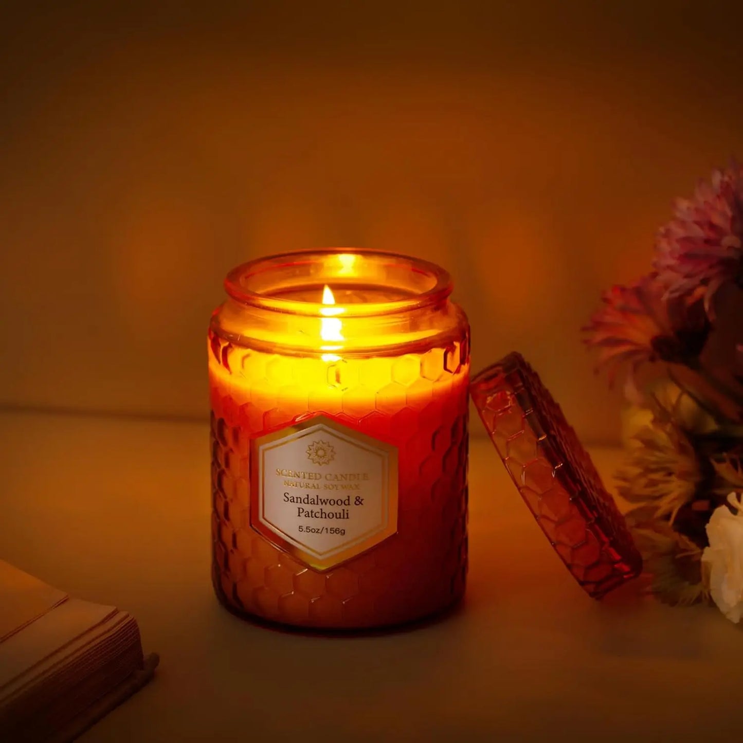 Natural Soy Wax Aromatherapy Candles Gift Set for Relaxation