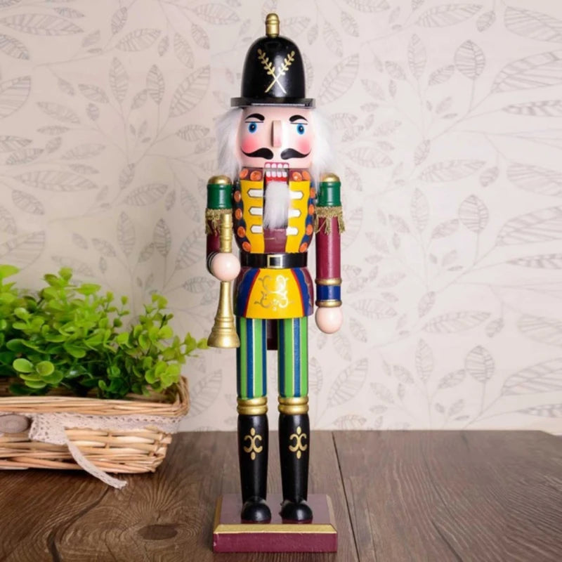Nutcracker Puppet Soldier Wooden Display Ornament Christmas