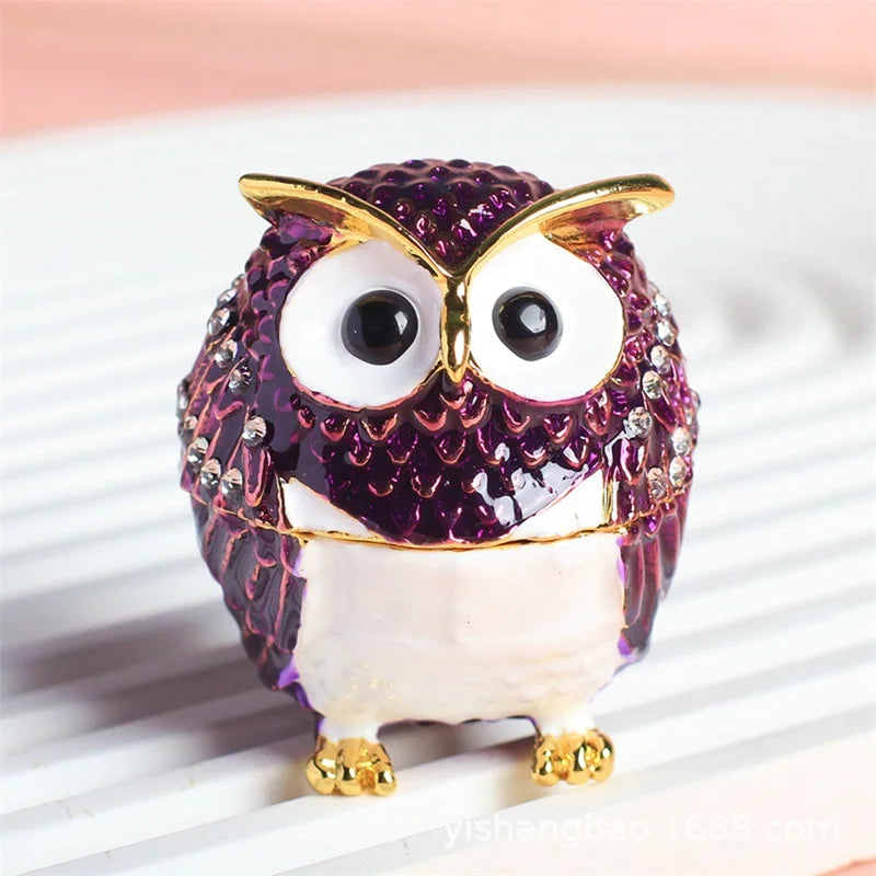 Handcrafted Elephant Trinket Box Figurine For Home Decor