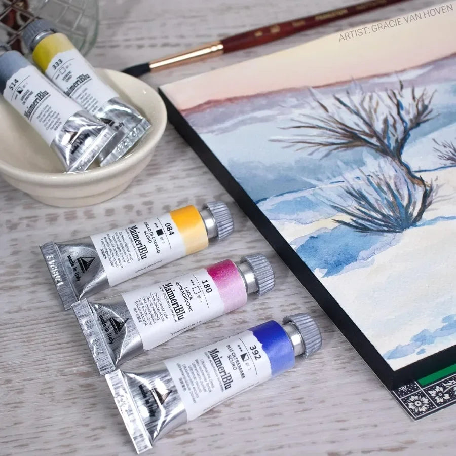 Introductory Single Pigment Watercolor Paint Set For Artists