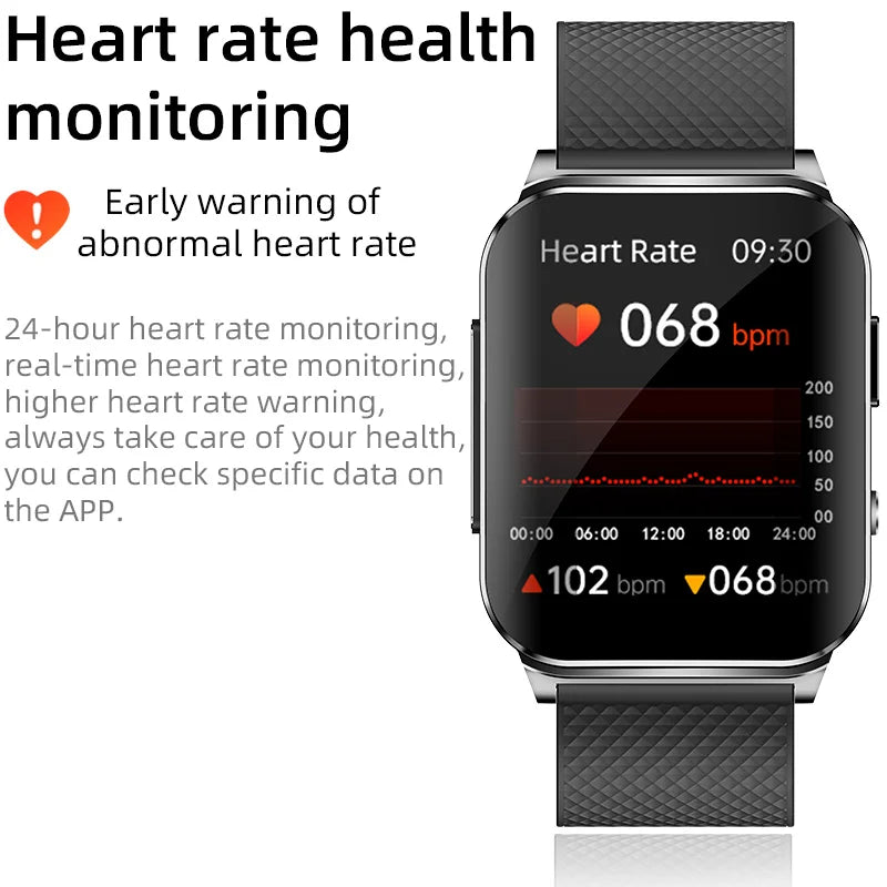 Smart Watch with ECG Heart Rate Monitor and Fitness Tracker