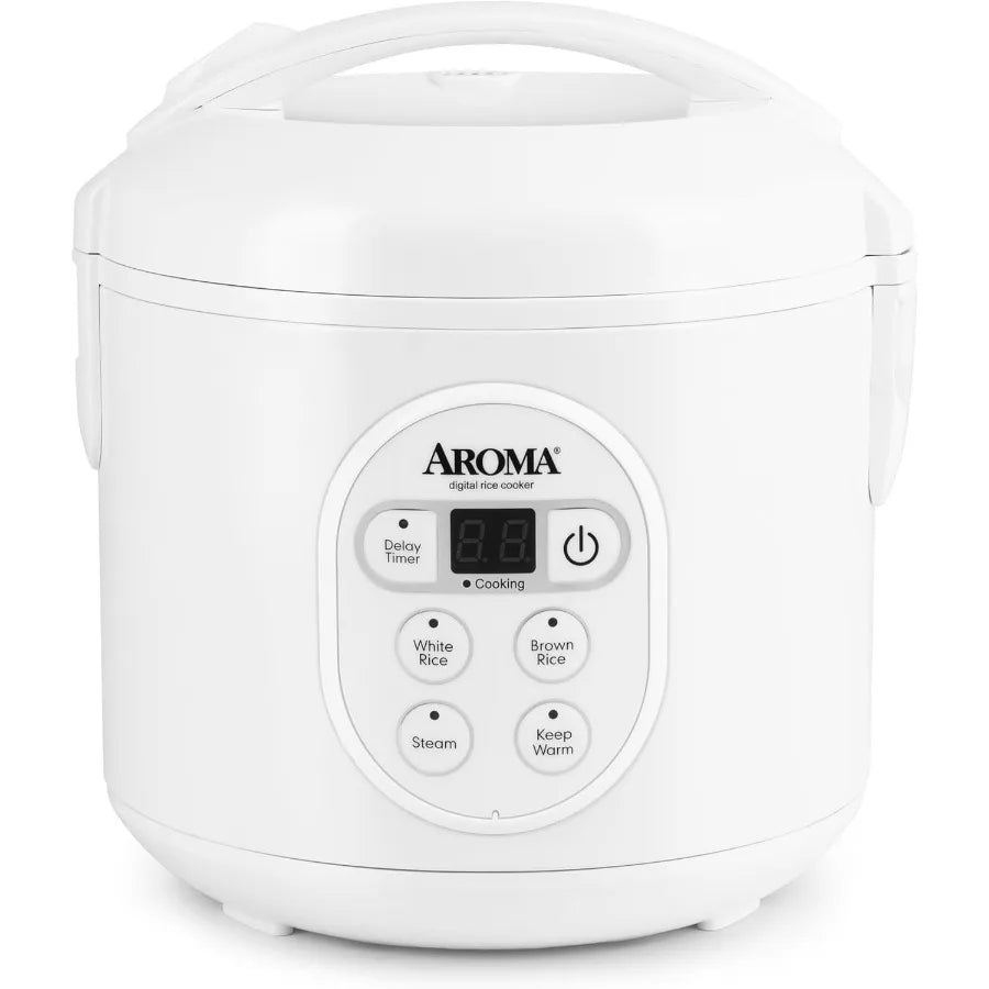 Digital Rice Cooker And Food Steamer With Multiple Cooking Functions