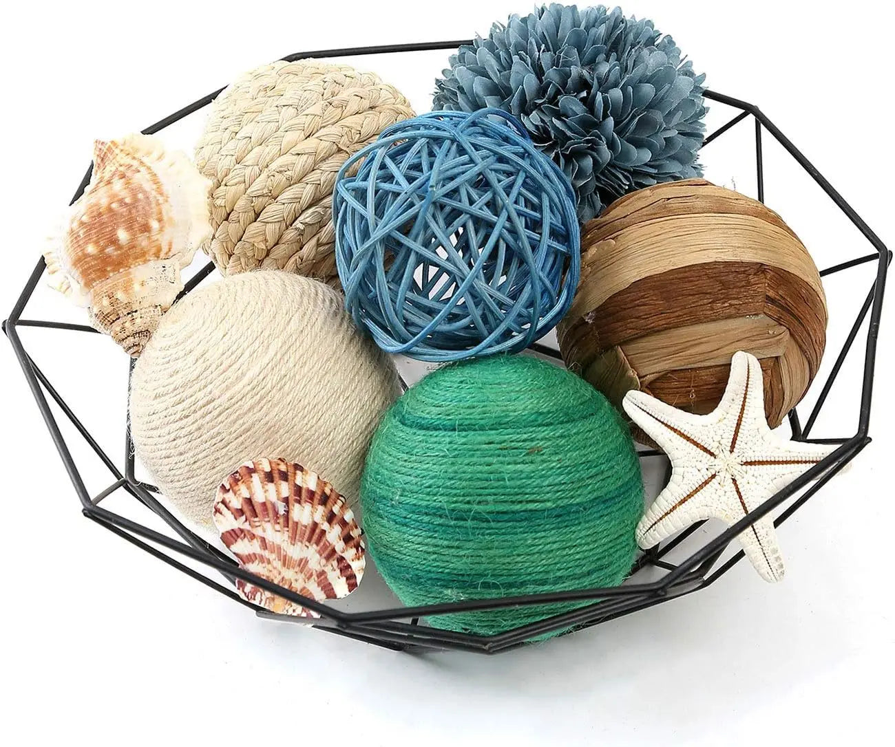 Handmade Woven Rattan Balls Vase Fillers For Home Decor