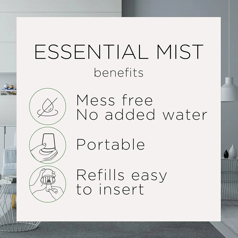 Essential Mist Refill for Diffuser Fresh Waters Scent Long Lasting