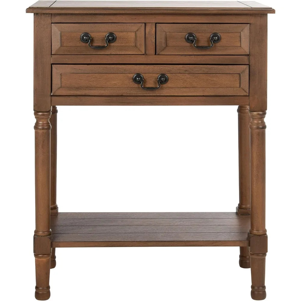 Primrose 3-Drawer Console Table SolidWoodStorageSolutionForEntrywaysAndLivingRooms