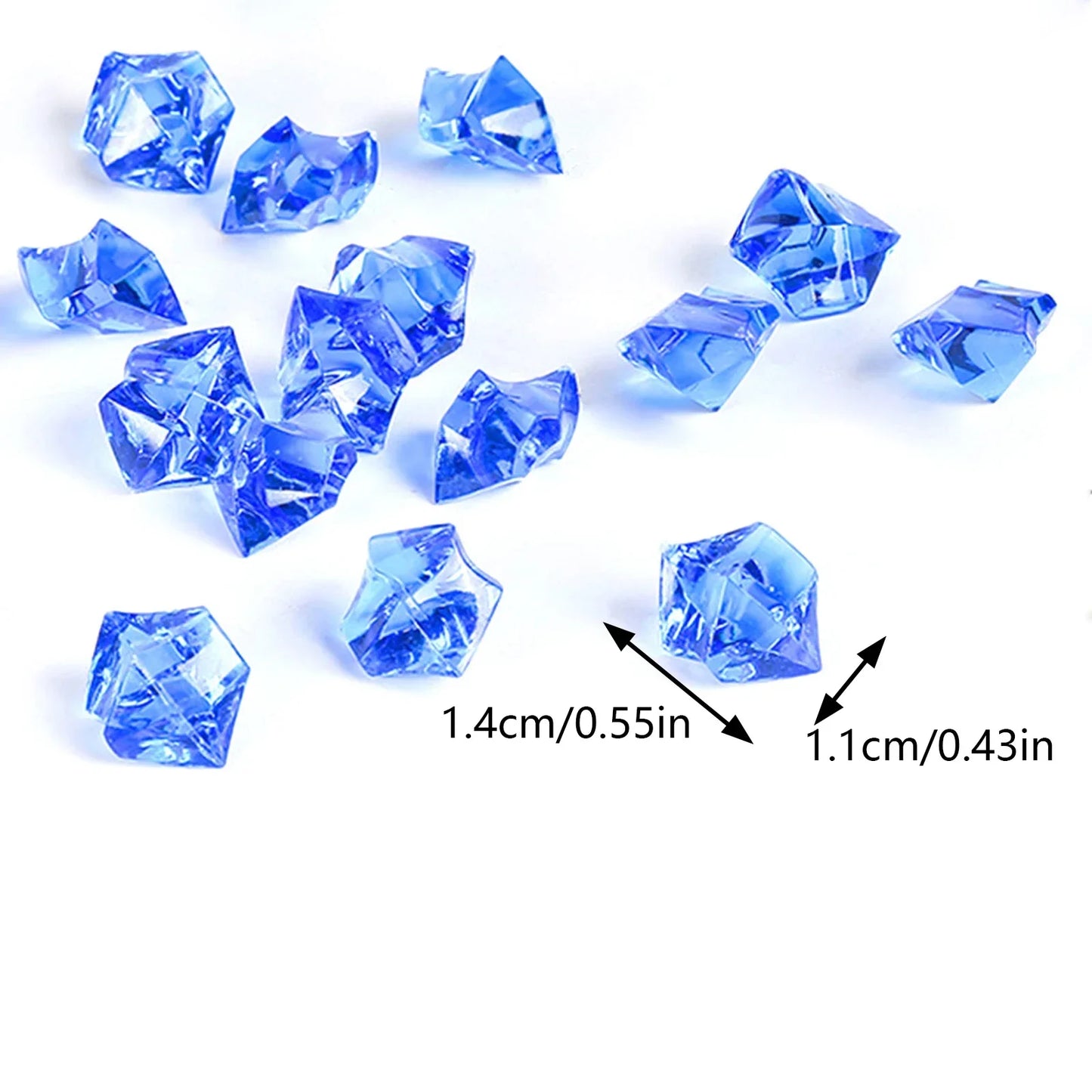 Crystal Clear Acrylic Crushed Ice Vase Fillers 100/200 Pieces