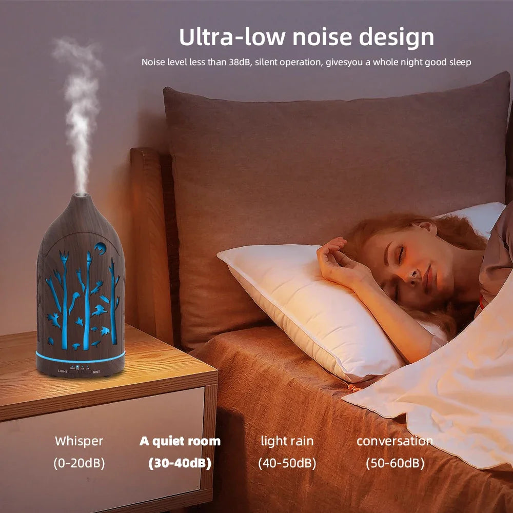 Ultrasonic Essential Oil Diffuser With Auto Shutoff