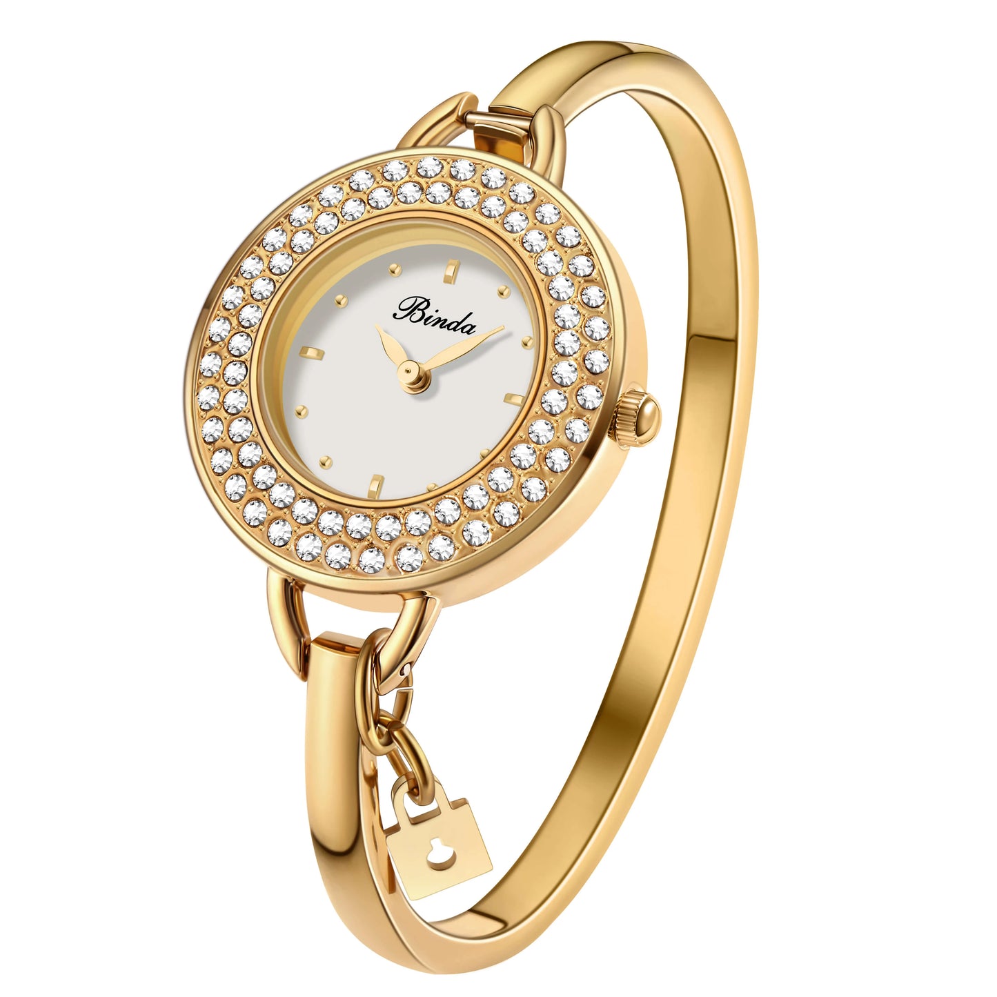 BINDA Elegant Waterproof Stainless Steel Quartz Watch