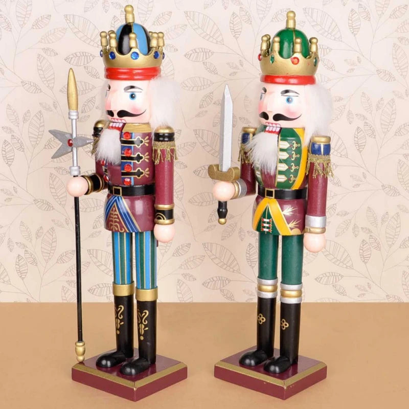 Nutcracker Puppet Soldier Wooden Display Christmas Decor