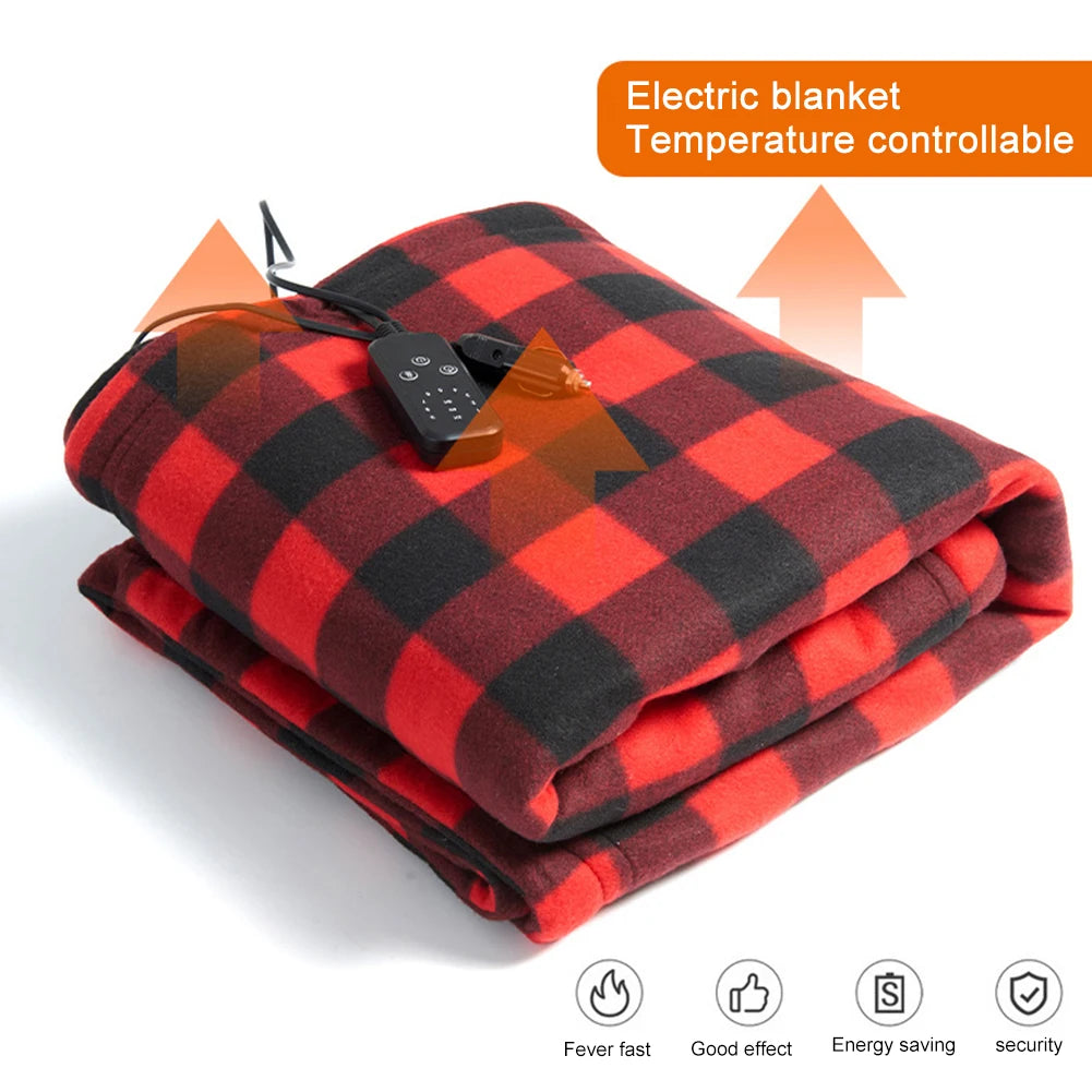 Car Electric Heated Blanket 12V With Adjustable Temperature