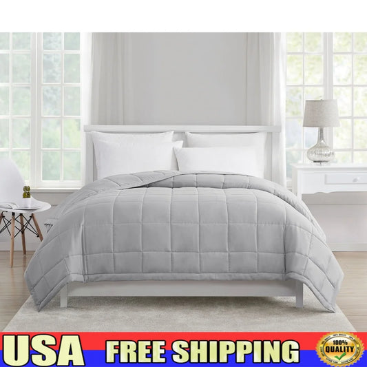 Down Alternative Blanket Hypoallergenic Polyester Machine Washable Oeko Tex