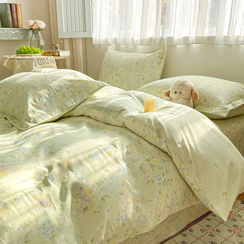 Kiss Nest 100 Percent Cotton Duvet Cover Set With Shams