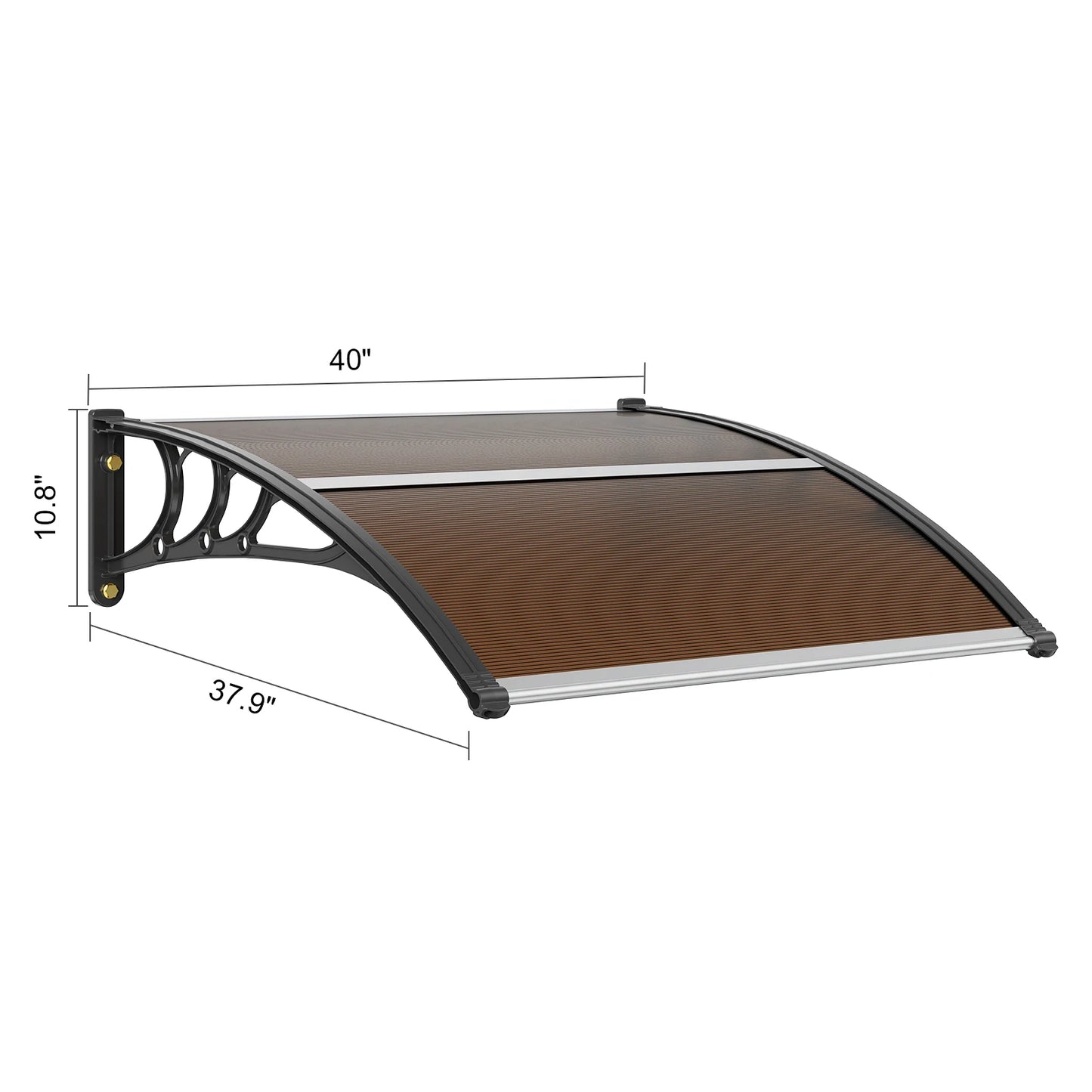 Polycarbonate Window Door Awning Canopy For Sun Protection