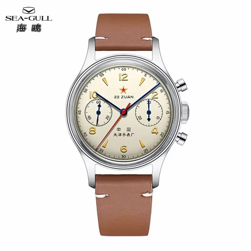 Seagull 1963 International Edition Watch for Men Chronograph Manual Winding Mechanical Original ST1901 D304 Memorial