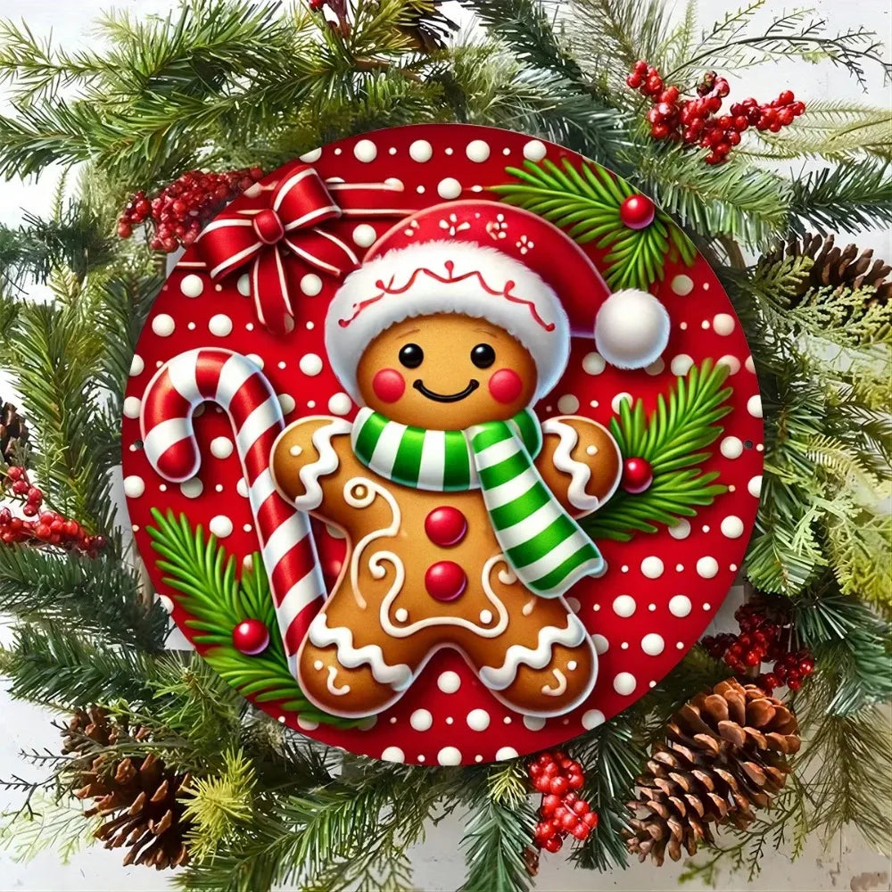 Gingerbread Plaque Decor For Homes And Candy Lovers Gifts