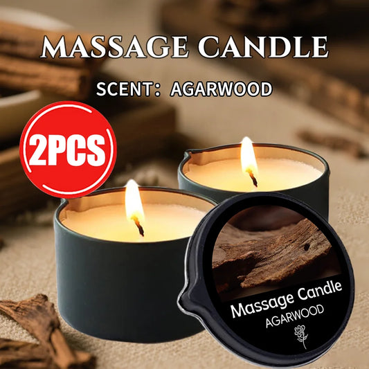 Agarwood Massage Candle for Relaxation and Holiday Gifting